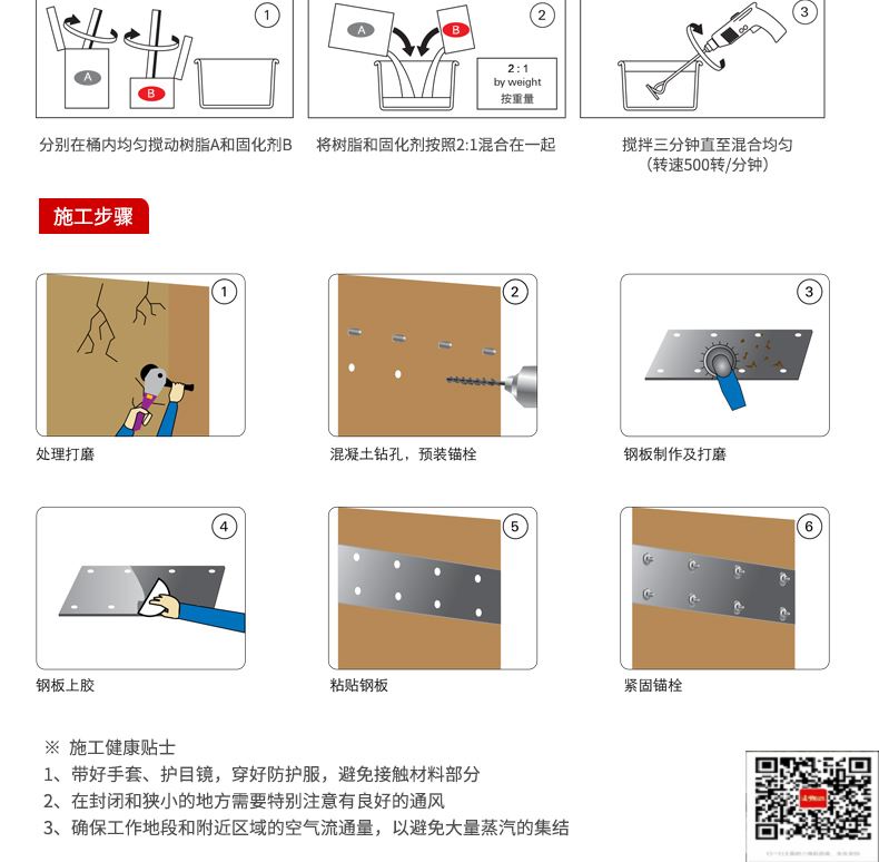 包钢江安粘钢加固施工过程